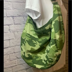 Green Camo Satchel Crossbody bag